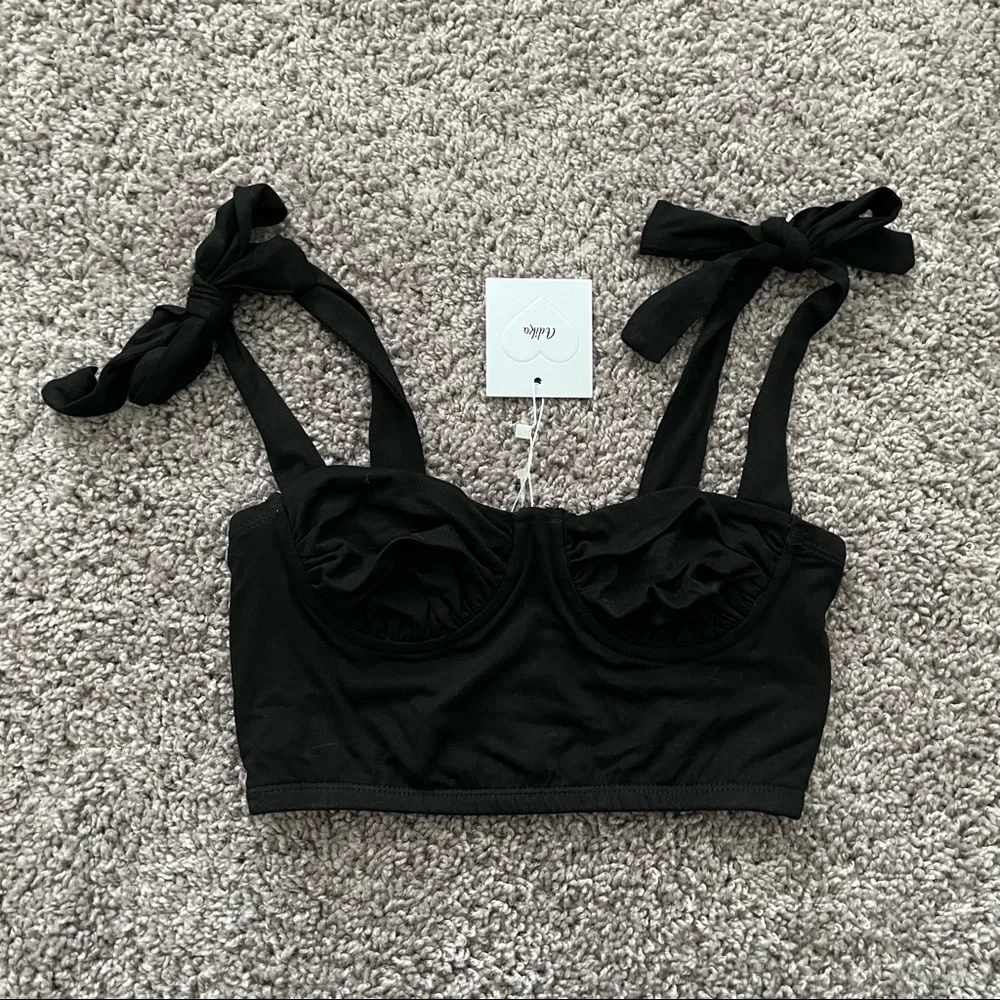 NEW Adika Bustier Crop Top - Picture 9 of 10